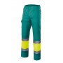 Pantalón bicolor alta visibilidad forrado