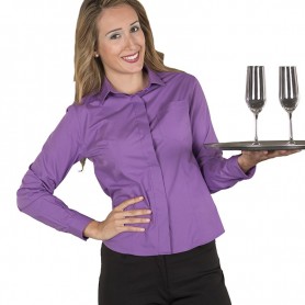 Camisa de hostelería o camareras para mujer en colores