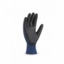 Pack 12 guante de nylon ultra-fino recubrimiento poliuretano color negro