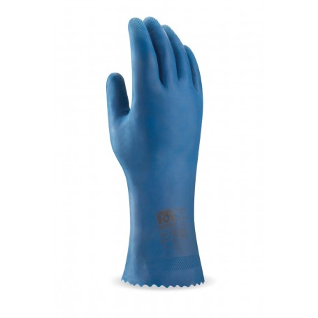 Pack 12 guante tipo doméstico de látex para riesgos químicos y microorganismos