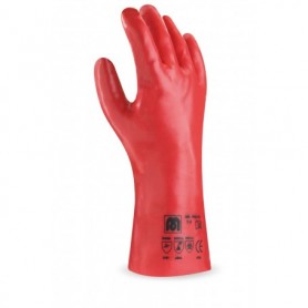 Pack 12 guante de PVC para riesgos mecánicos, químicos y microorganismos.