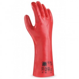 Pack 12 guante largo de PVC para riesgos mecánicos, químicos y microorganismos