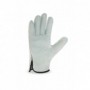 Pack 12 guante tipo conductor flor vacuno color natural con ribete.