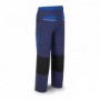 Pantalón de trabajo canvas en tergal reforzado con rodilleras azul