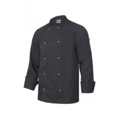 Chaqueta cocinera con cremallera Velilla 405203TC