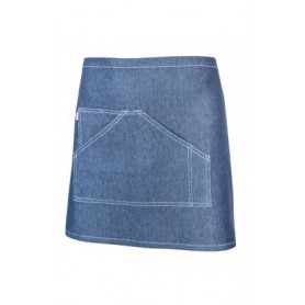 Delantal denim corto