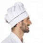 Gorro gran chef velcro ribeteado