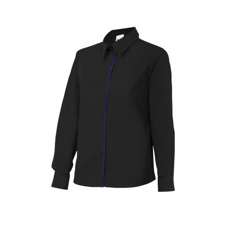 Camisa mujer entallada de manga larga