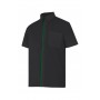 blusa de manga corta bicolor Velilla para hostelería-cocina-alimentación