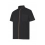 blusa de manga corta bicolor Velilla para hostelería-cocina-alimentación