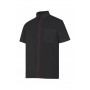 blusa de manga corta bicolor Velilla para hostelería-cocina-alimentación