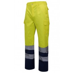 Pantalón bicolor alta visibilidad / Amarillo o Naranja