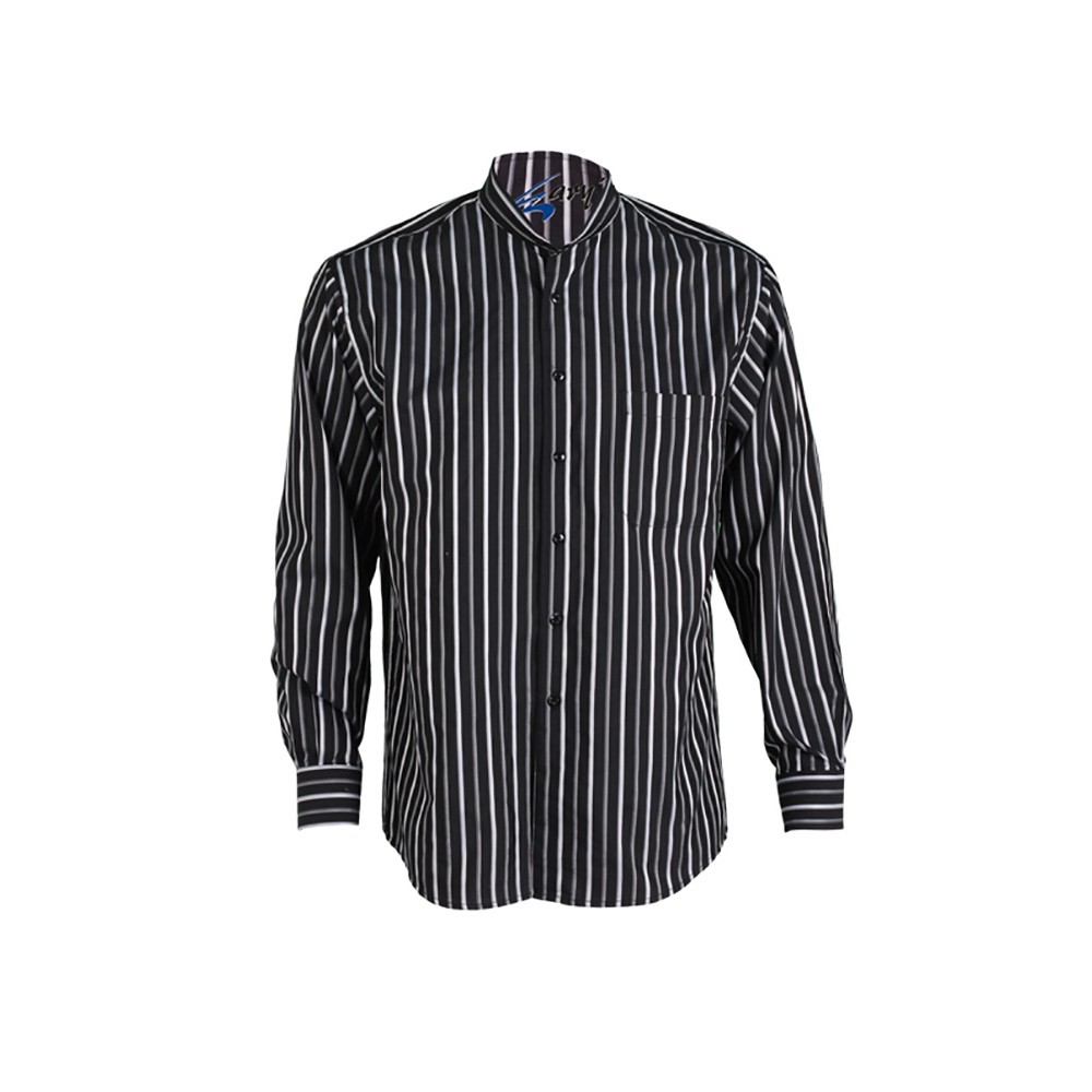 CAMISA HOMBRE CUELLO MAO MANGA RAYAS