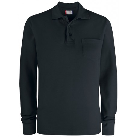 Basic Polo LS Pocket
