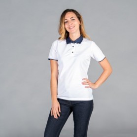 POLO MUJER CUELLO CAMISERO TEJANO