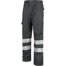 Pantalón multibolsos con tejido polar en interior, 2 cintas reflectantes.B1417