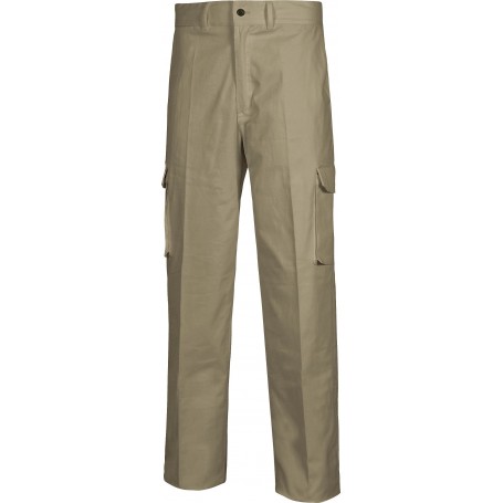 Pantalón tipo chino, multibolsillos, tejido elástico.B1421