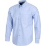 Camisa de manga larga con un bolso de pecho tejido oxford.B8400