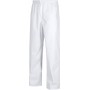 Pantalón sanitario con cintura elástica, bragueta de cremallera, sin bolsillos.B9300