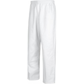 Pantalón sanitario cintura elástica, bragueta cremallera, sin bolsillos, 100% Algodón.B9311