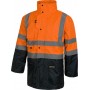 Parka 5 en 1 alta visibilidad chaleco desmontable e impermeable. EN471.C3735