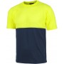 Camiseta manga corta combinada sin bolsillos.C6020