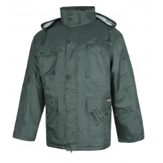 Parka básica acolchada e impermeable, capucha.S1000