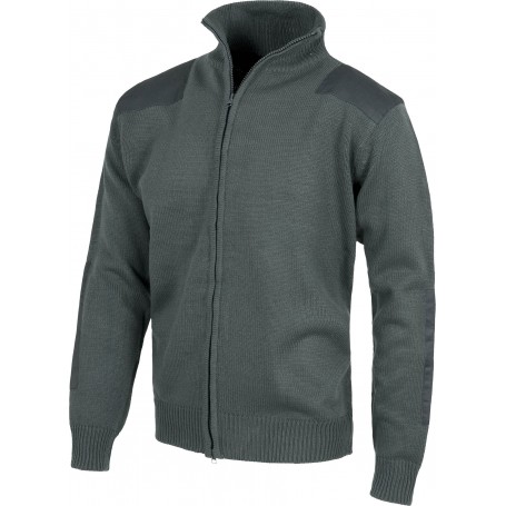 Chaqueta de cremallera con refuerzos en hombros y codos.S4500