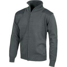 Chaqueta de cremallera con refuerzos en hombros y codos.S4500