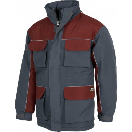 Parka linea 8 combinada, acolchada e impermeable.WF1858