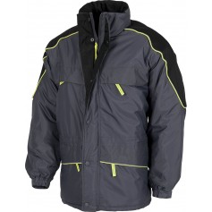 Parka linea 5 combinada acolchada con vivos reflectantes.WF5858