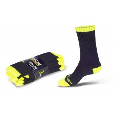 Calcetines, pack de tres pares, elástico en empeine y tobillo.WFA021