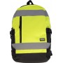 Mochila de alta visibilidad con cintas reflectantes y doble compartimento. Capacidad 25 litros.WFA401