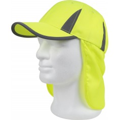 Gorra con ajuste trasero con velcro. Protector de nuca. Detalles reflectantes.WFA904