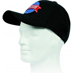 Gorra de sarga con logo tridimensional bordado. Ajuste trasero de velcro.WFA905