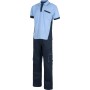 Pantalón desmontable, polo manga corta y guantes nitrilo. Set indivisible.WSET1465